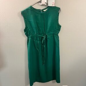 Vintage Green Sleeveless Dress
